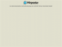 Tablet Screenshot of hirposta.hu